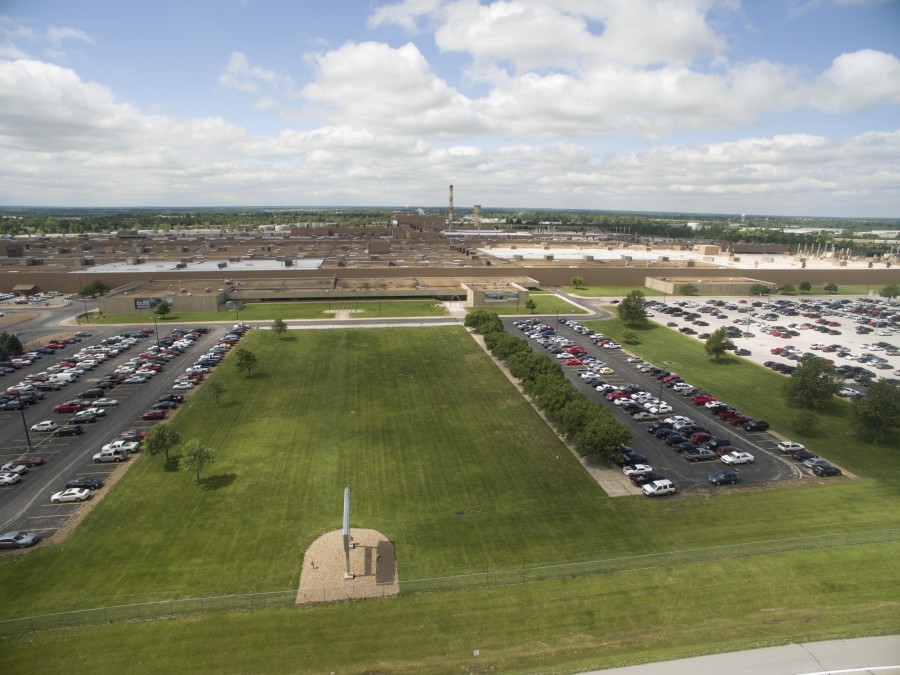 st louis aerial photography and video gm wentzville plant